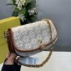 MICHAEL KORS MILA SHOULDER BAG WITH OG BOX(BIEGE-BROWN)