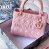CHRISTIAN DIOR D-LADY CANNAGE ULTRA MATTE HANDBAG ( PINK )