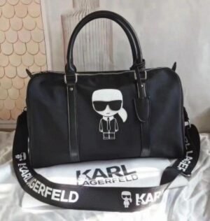 KARL_ LAGERFELD DUFFLE BAG PREMIUM QUALITY WITH DUST COVER