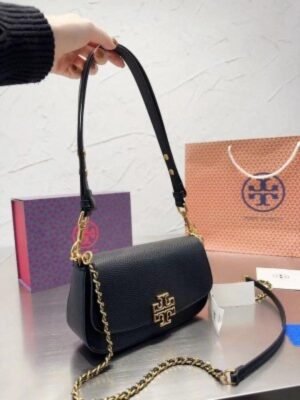 TORY_BRITTEN DOUBLE HANDLE BAG WITH BOX