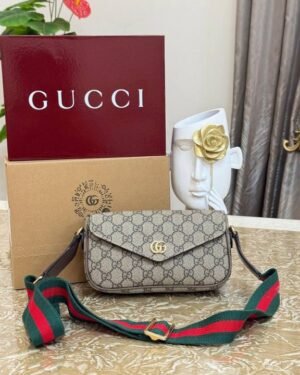 GUCCI_OPHIDIA POCHETTE SLING BAG WITH DOUBLE BOX WITH CARRY BAG