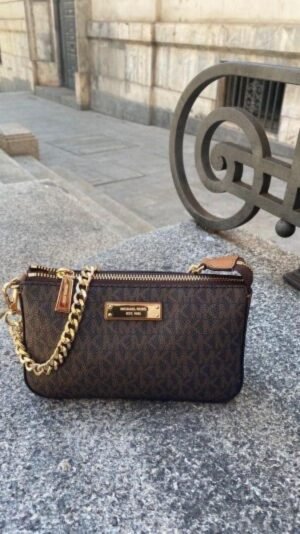 MICHAEL_KORS SMALL JET SET COFFEE SHOULDER BAG WITH BOX